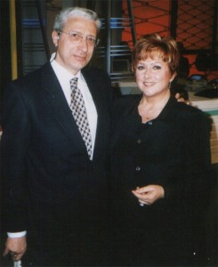 Carlo con Orietta Berti a "Domenica in"