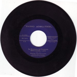 Disco I e II parte con invocazione alla Madonna