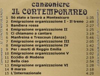 I titoli inclusi nel disco 33 giri "Emigrazione Organizzazione" I titoli inclusi nel disco 33 giri "Emigrazione Organizzazione"