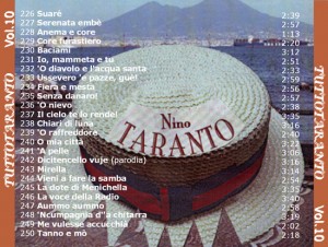 Elenco dei brani contenuti nel 10° volume Elenco dei brani contenuti nel 10° volume