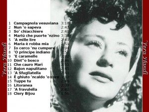 Le canzoni di Vera Nandi Le canzoni di Vera Nandi