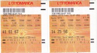 Biglietti vincenti del 12 luglio (3 ambi) Biglietti vincenti del 12 luglio (3 ambi)