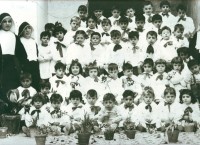 Foto del 1957 Asilo 'O vico d' 'e monache.