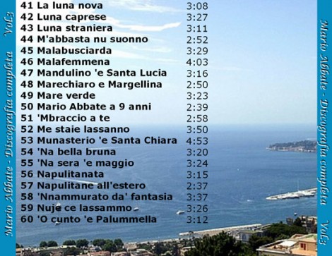 Canzoni incise da Mario Abbate Vol.3