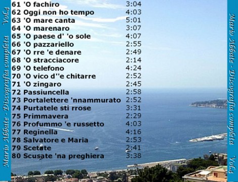 Canzoni incise da Mario Abbate Vol.4