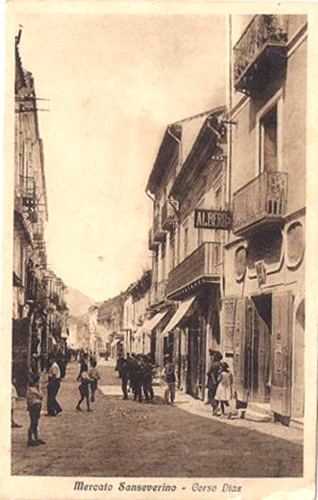 Storica cartolina del Corso Diaz