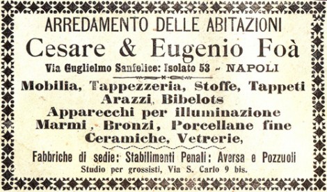 Arredamenti e fabbrica di sedie 