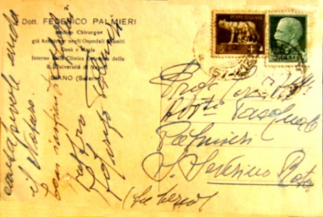 Cartolina con dicitura S. Severino Rota
