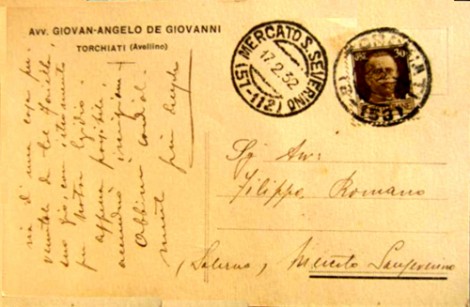 Cartolina spedita da Torchiati