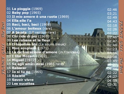 I titoli più famosi di France Gall