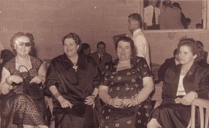 Signore sanseverinesi al ricevimento nuziale