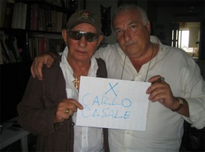 Nicola Di Bari con l'impresario mondiale Mikel Barsa