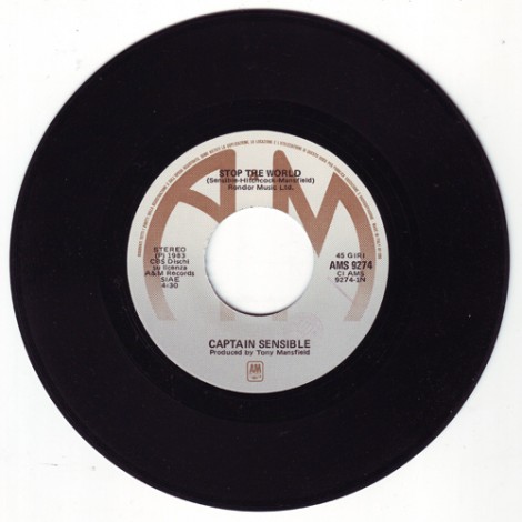 Il vinile di Captain Sensible 