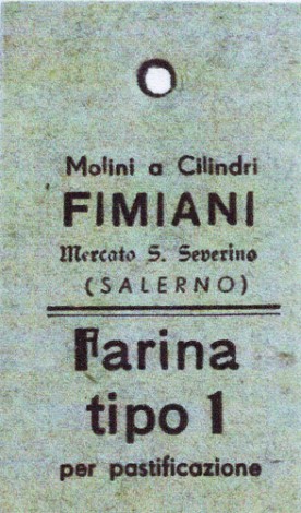 Etichetta della farina per la 