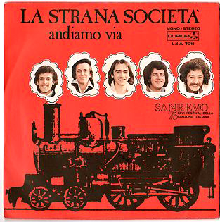 La Strana Società al Festival di Sanremo.