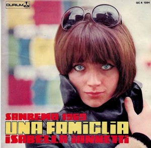 Isabella Iannetti al Festival di Sanremo.