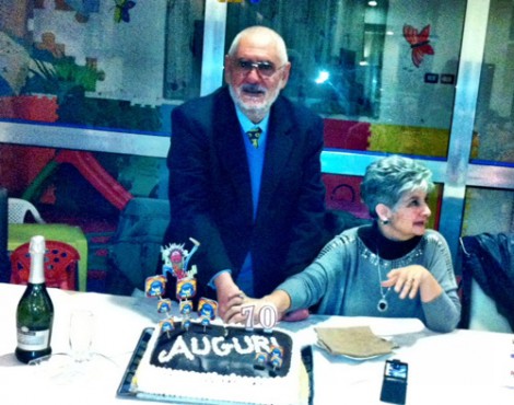 Silverio festeggia il settantesimo compleanno