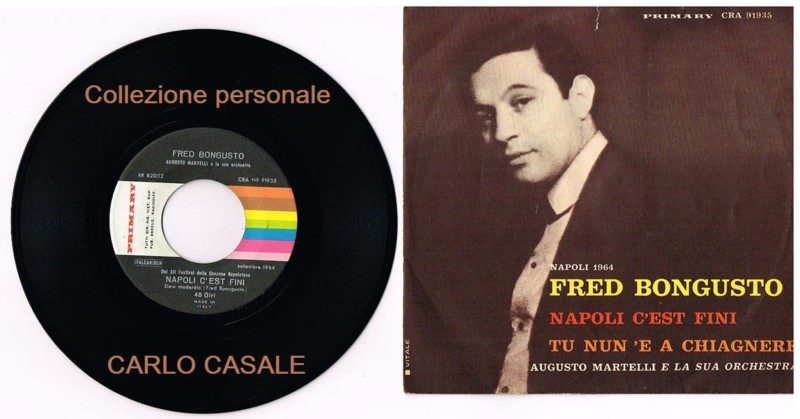 Fred Bongusto al Festival di Napoli.