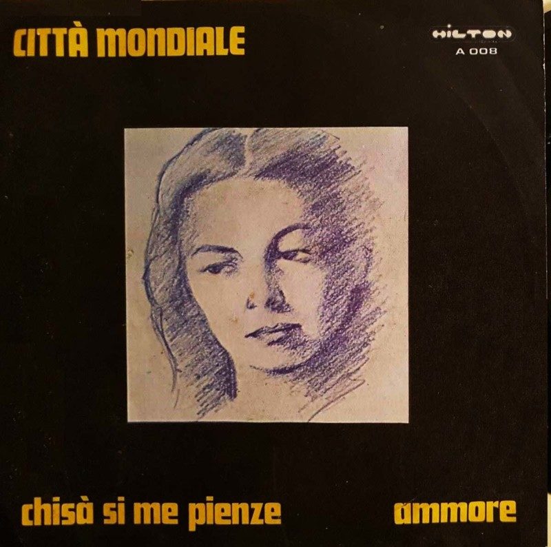 45 giri raro. CITTA’ MONDIALE “Sidicianne”/ “E chiano ‘o tiempo”.