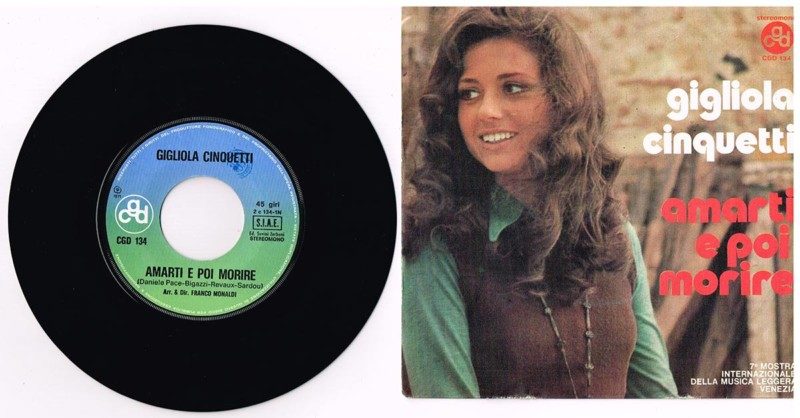 Gigliola Cinquetti a 45 giri