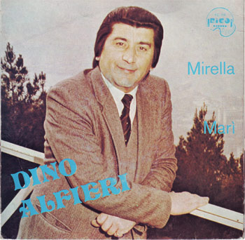 45 giri di Dino Alfieri, artista locale