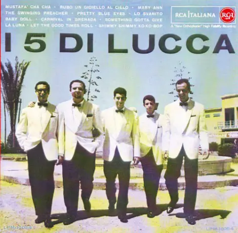 LP raro RCA de "I 5 di Lucca"