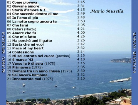Le mie canzoni preferite, interpretate da Mario Musella
