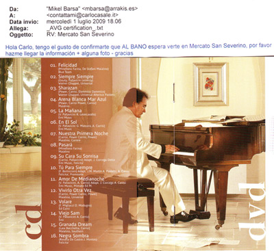 Le canzoni di Al Bano in spagnolo