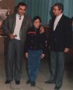 Alfonso Casale col cantante internazionale Bruno Venturini, padrino di battesimo
