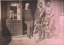 Mio padre Alfonso a Bluhen in una rara immagine del 16 marzo 1929.