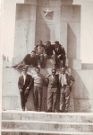 Dietro al monumento di Mazzini