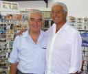 Carlo con l’amico Antonio Ansalone