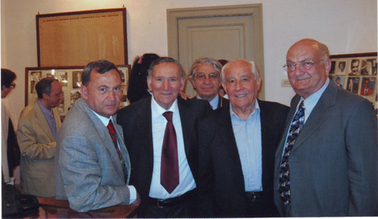 Antonio Bosco col Prof. Aldo De Gioia ed amici napoletani