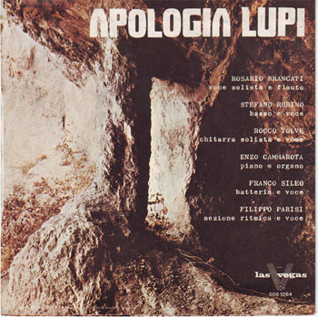 La formazione del 1974 degli "Apologia Lupi"