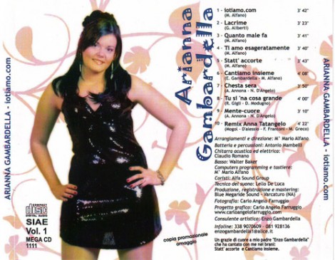 I titoli inclusi nel CD di Arianna Gambardella