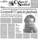 Uno dei tanti articoli apparsi sui quotidiani