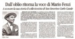 Articolo su Mario Fenzi apparso su "La Città" a firma di Mario Rinaldi