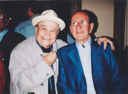 Aurelio Fierro,altro grande interprete di "Vurria", qui con Pasquale Converso