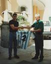 La preziosa maglia della nazionale argentina di Ayala a Carlo