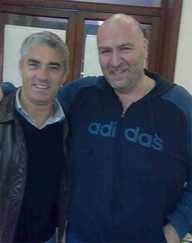 Biagio Izzo con Mario Cirillo