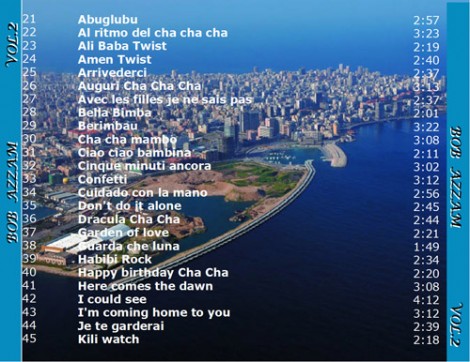 2° CD virtuale (non in commercio) di Bob Azzam