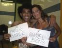 Bobby Farrell dei Boney M con Lola Massey inviano saluti dalla Spagna