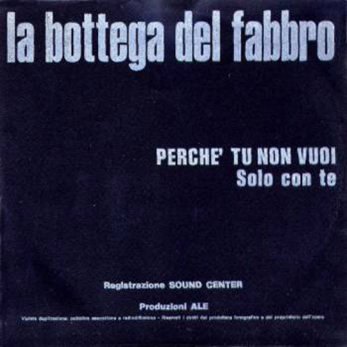 Il raro 45 giri de "La Bottega del fabbro"