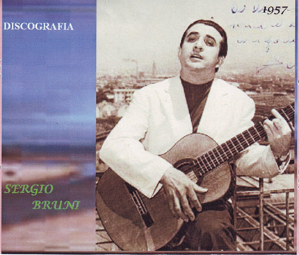 Copertina virtuale di Sergio Bruni 1957.
