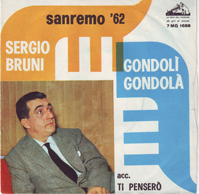 Copertina del 45 giri "Gondolì gondolà"
