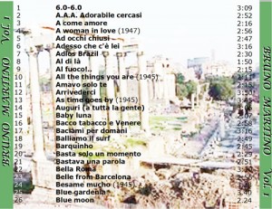 Discografia completa di Bruno Martino Vol.1