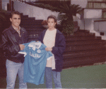 Fabio Cannavaro dona la sua maglia a Carla Casale