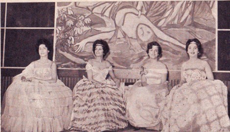 Nadia Liani, Milva, Lilly Percy Fati, Pia Gabrieli nel 1959.