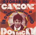 “Canzone” disco originale inciso da Don Backy