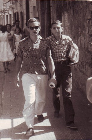 Enzo Terrone e Carlo De Martino negli anni '50